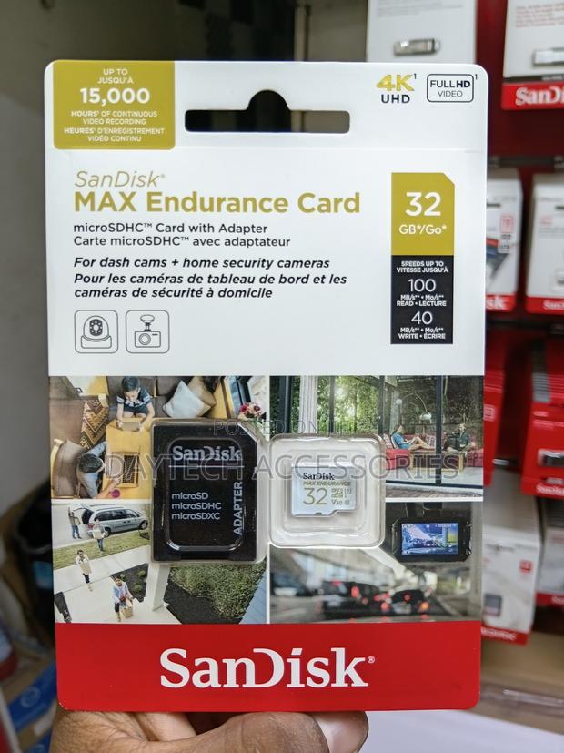 This Is a SanDisk MAX Endurance 32GB microSDHC Card. - thumbnail 2