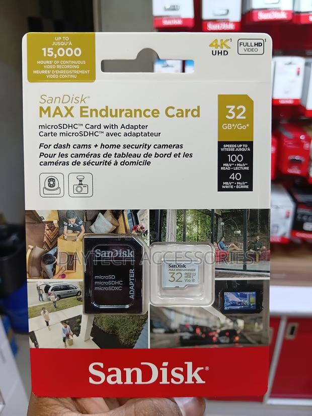 This Is a SanDisk MAX Endurance 32GB microSDHC Card. - thumbnail 3