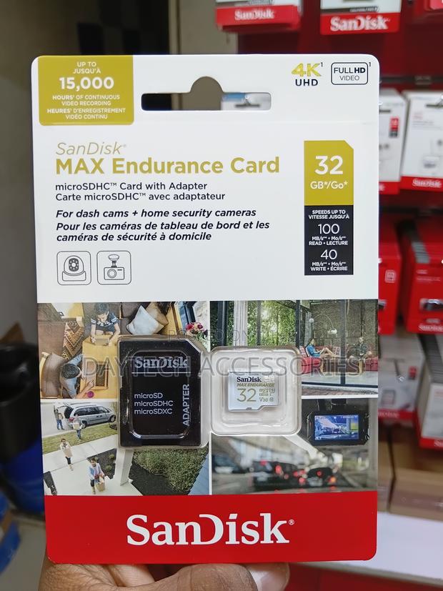 This Is a SanDisk MAX Endurance 32GB microSDHC Card. - thumbnail 4
