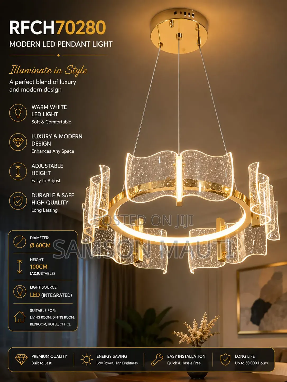 Model Red Pendent Light