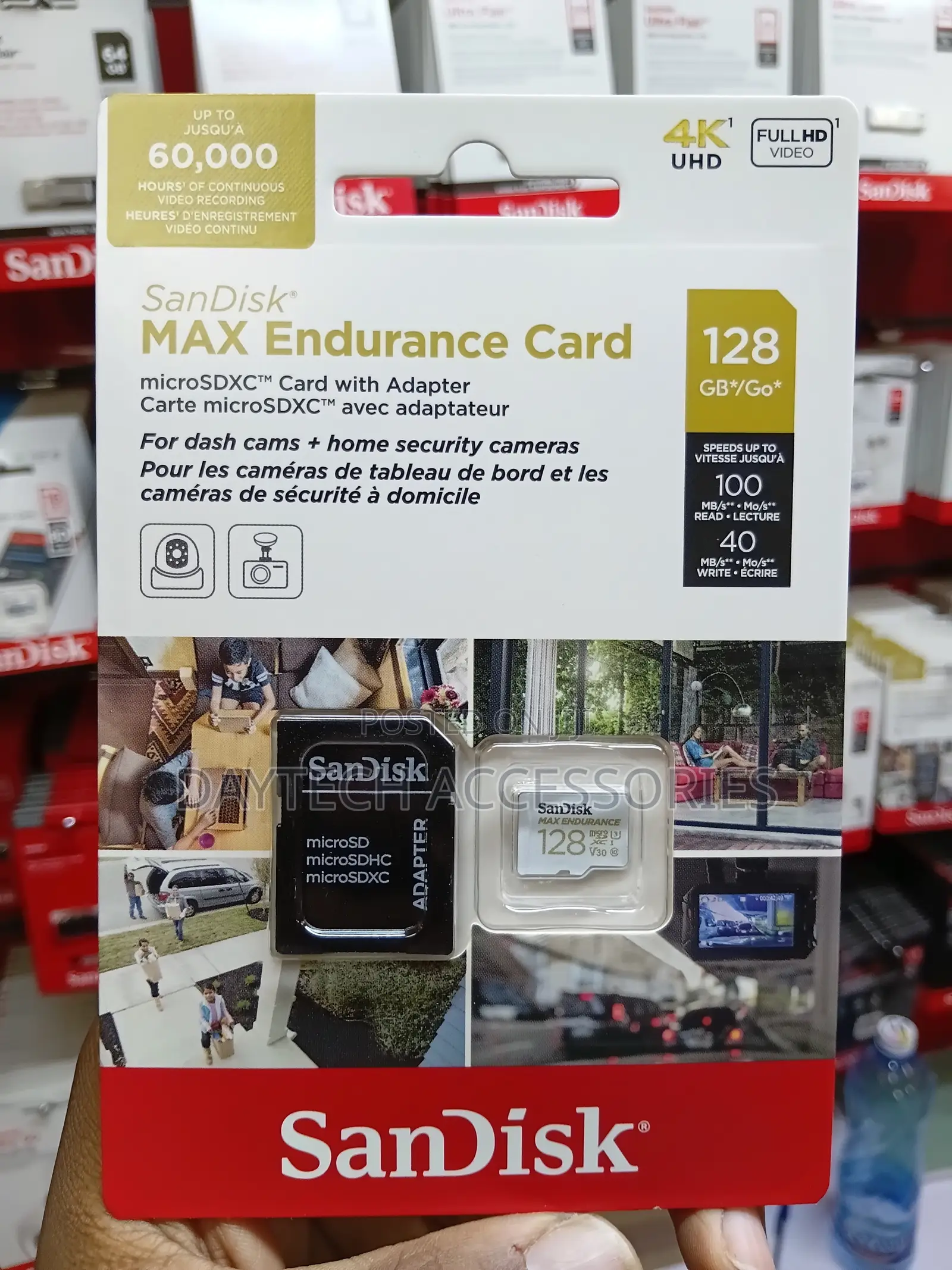 SanDisk Max Endurance MicroSDXC Card -128gb - Class 10