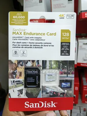 SanDisk Max Endurance MicroSDXC Card -128gb - Class 10