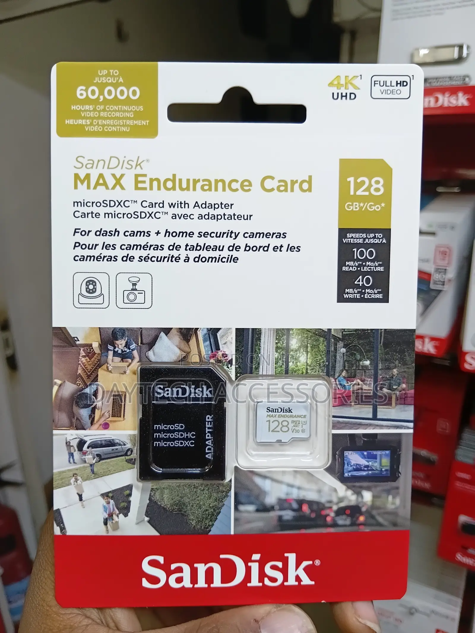 SanDisk Max Endurance MicroSDXC Card -128gb - Class 10
