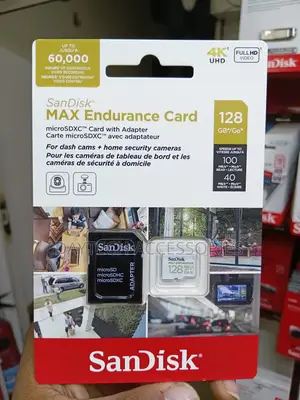 SanDisk Max Endurance MicroSDXC Card -128gb - Class 10