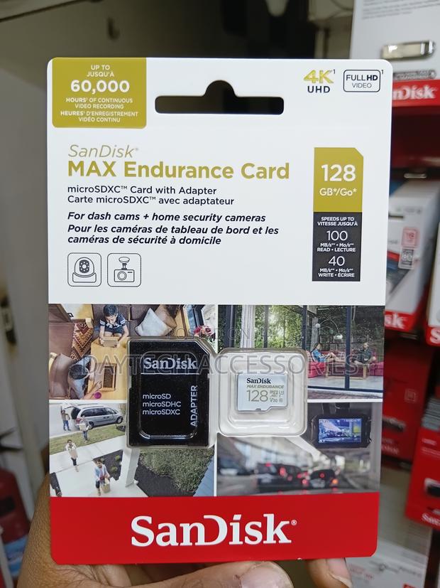 SanDisk Max Endurance MicroSDXC Card -128gb - Class 10 - thumbnail 3