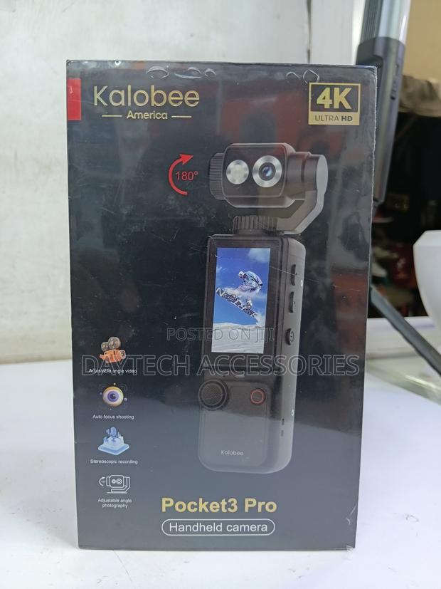 Kalobee Pocket 3 Pro Ultra HD Camera With 180° Adjustable Gimbal. - thumbnail 2