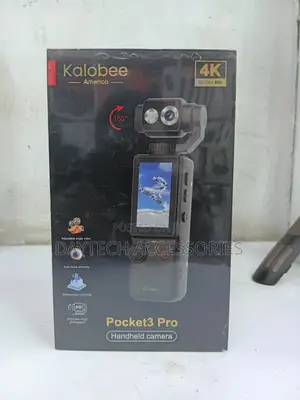 Kalobee Pocket 3 Pro Ultra HD Camera With 180° Adjustable Gimbal.