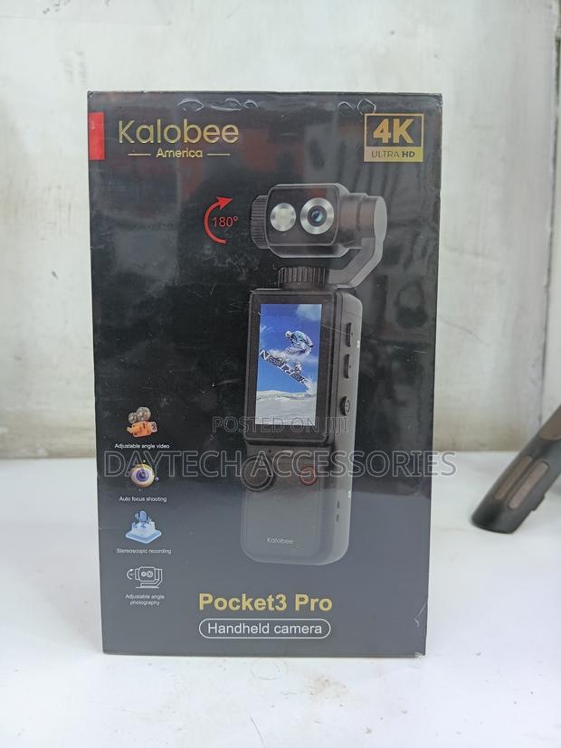 Kalobee Pocket 3 Pro Ultra HD Camera With 180° Adjustable Gimbal. - thumbnail 3