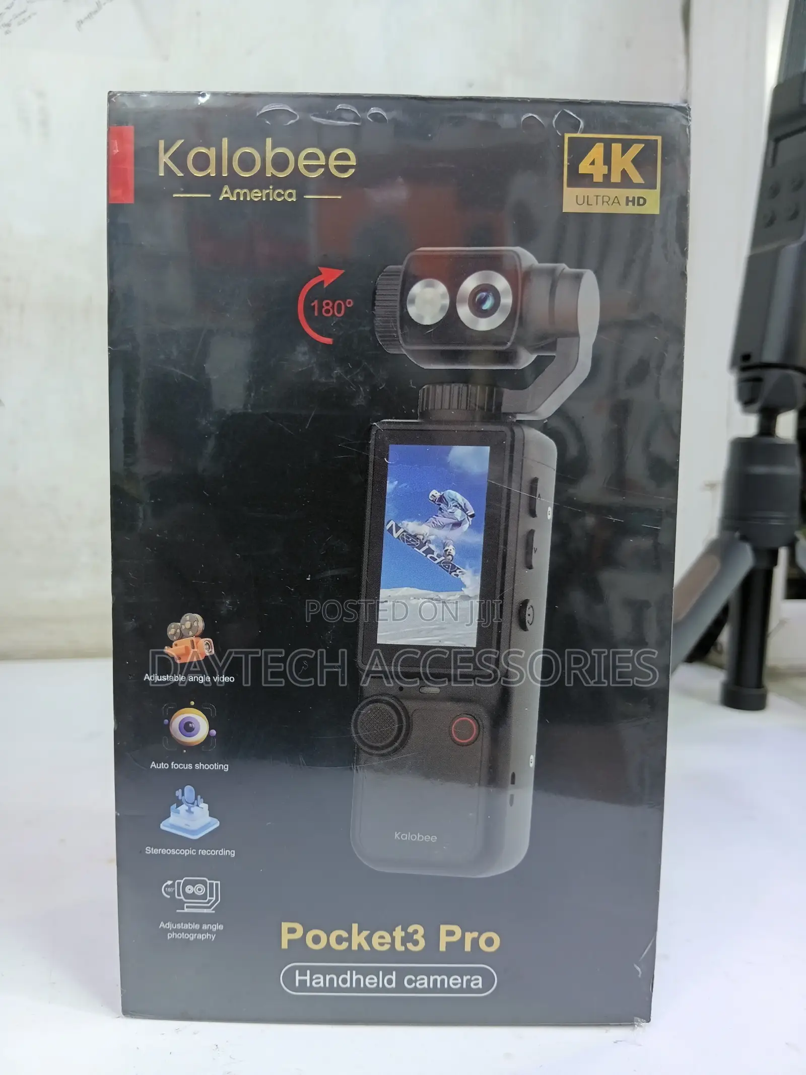 Kalobee Pocket3 Pro Outdoor Action Camera Waterproof (IP67)