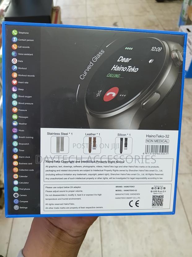HainoTeko-32 Waterproof Smartwatch With Curved AMOLED Display. - thumbnail 2