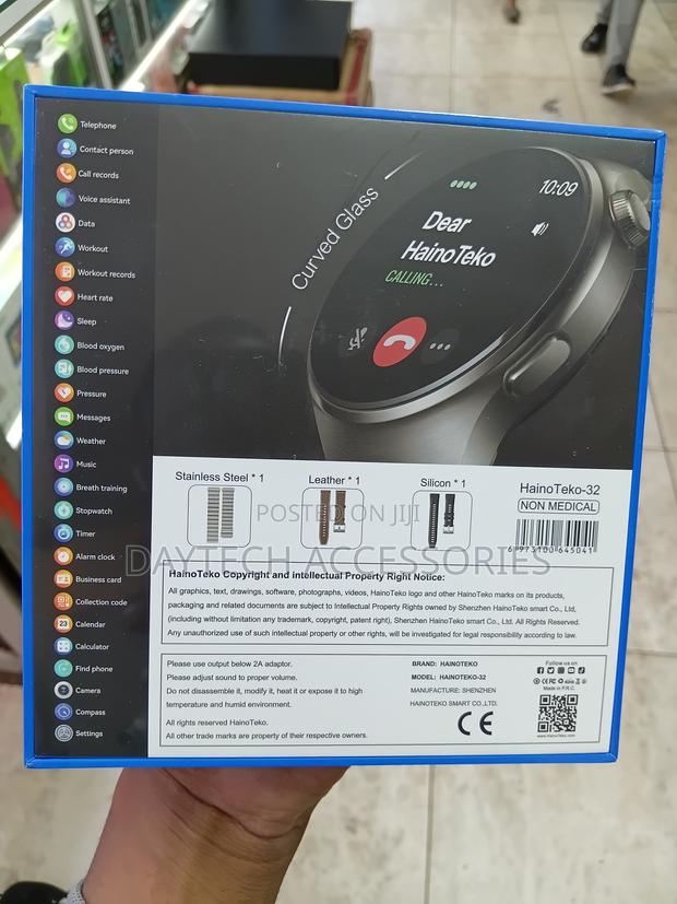 HainoTeko-32 Waterproof Smartwatch With Curved AMOLED Display. - thumbnail 3