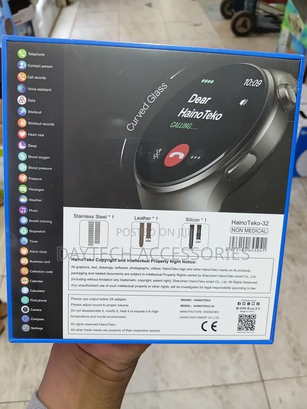 HainoTeko-32 Waterproof Smartwatch With Curved AMOLED Display. - thumbnail 4