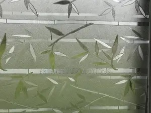 Bamboo Frosted Film Per Meter | Elegant Glass Privacy