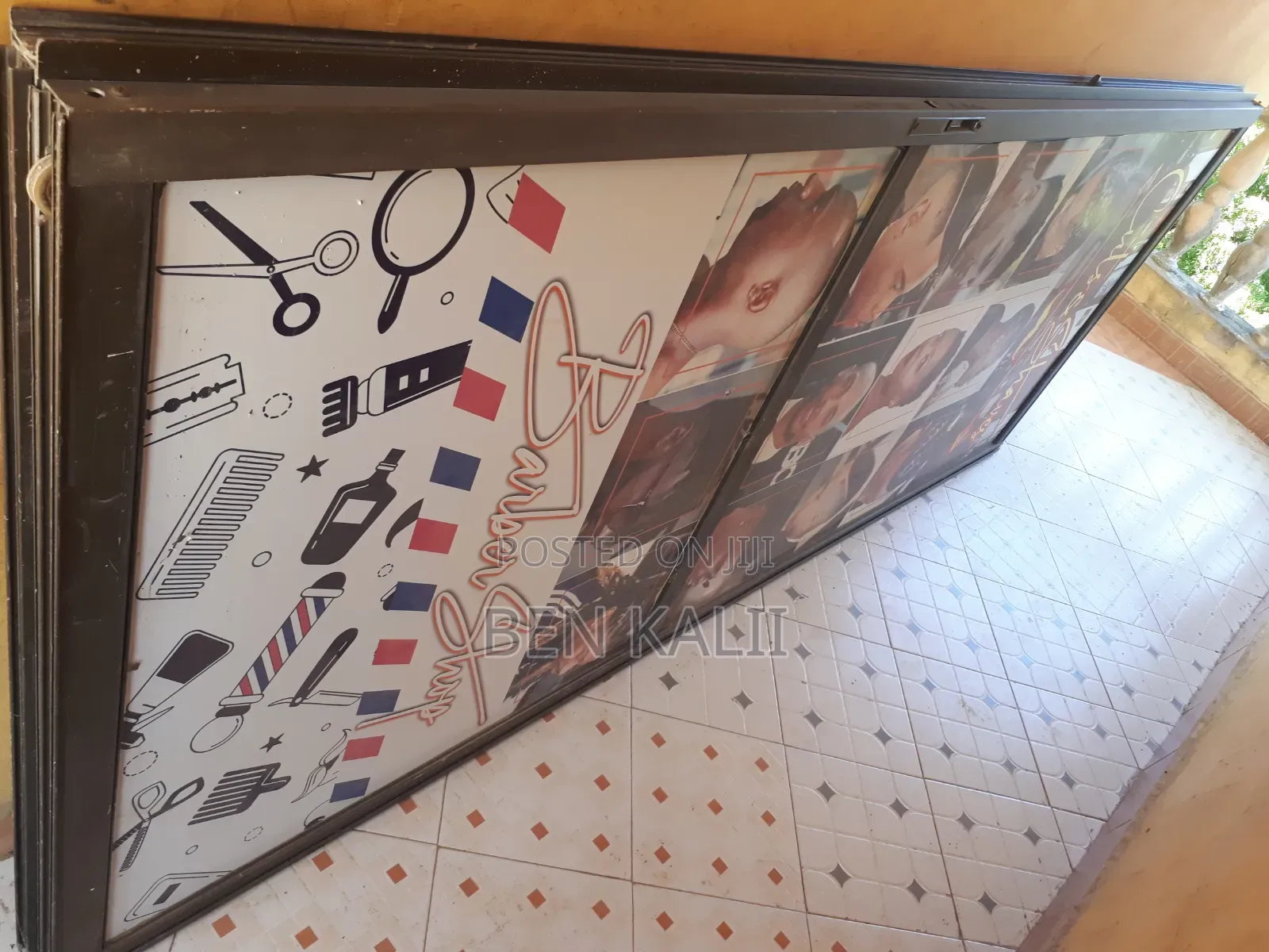 Barbershop Aluminium/Glass Doors