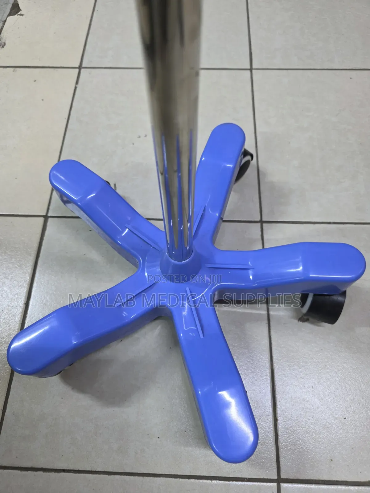 Drip Stand With Wheels | Adjustable Stainless Steel IV Infusion Stand