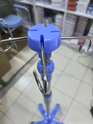 Drip Stand With Wheels | Adjustable Stainless Steel IV Infusion Stand