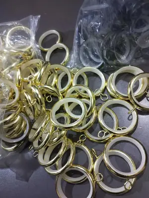 Golden Silent Curtain Rings Silent Rings Environmental Friendly