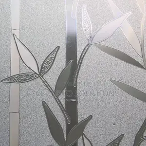 Privacy Window Sticker | Bamboo Frosted Glass Film