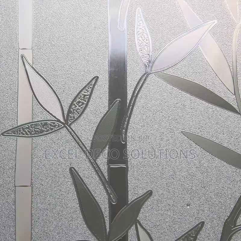 Privacy Window Sticker | Bamboo Frosted Glass Film