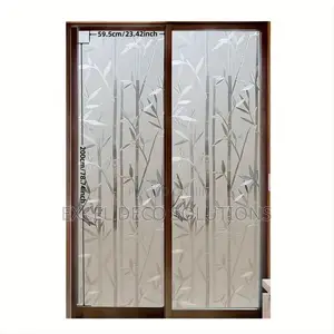 Decorative Glass Film | Stylish Bamboo Look