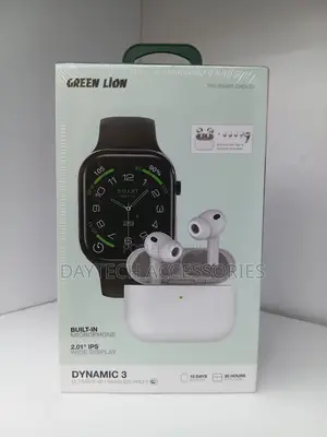 Green Lion Dynamic 3 – Ultimate 46 Smart Watch Earbuds Pro 3