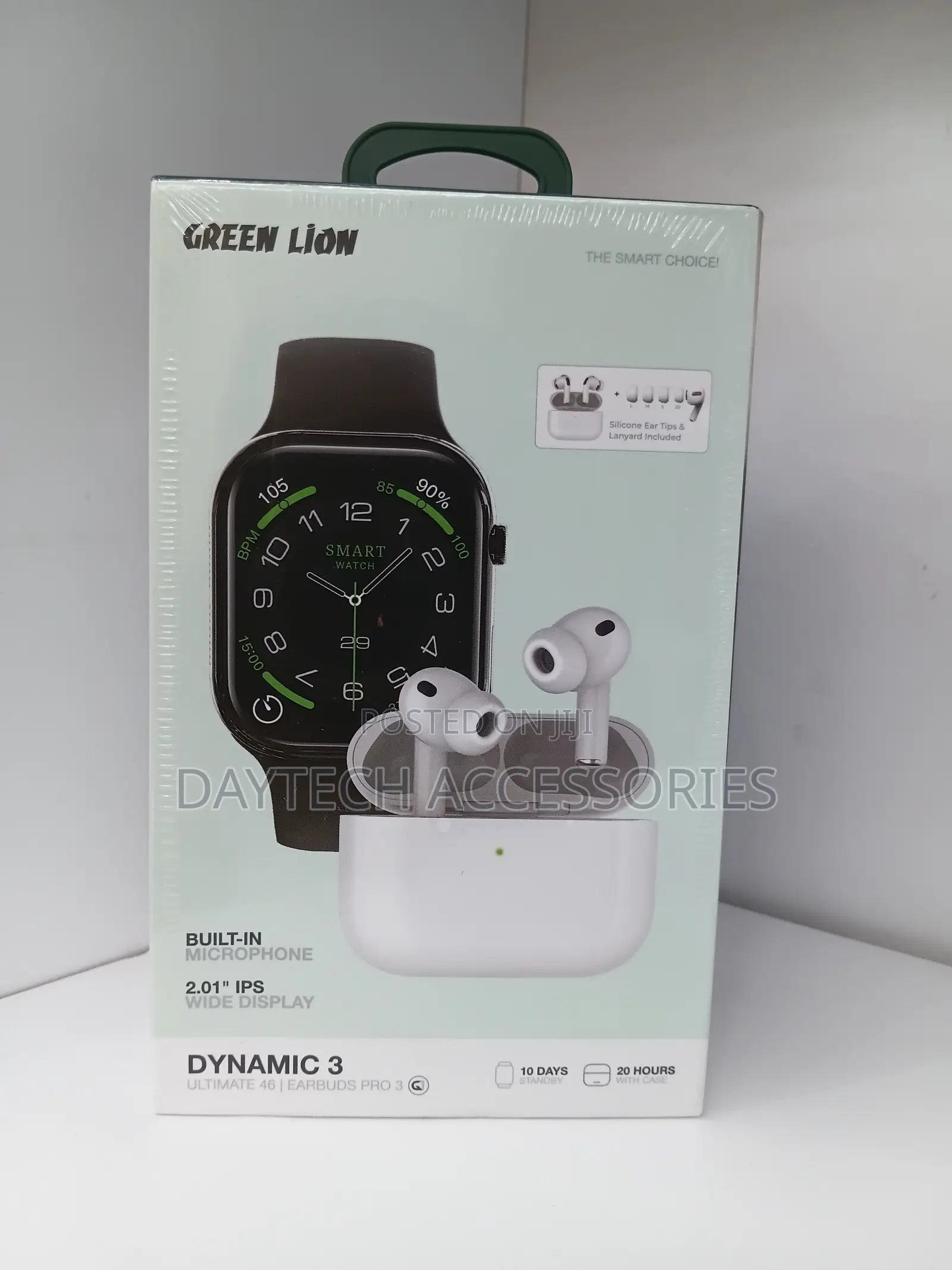 Green Lion Dynamic 3 – Ultimate 46 Smart Watch Earbuds Pro 3