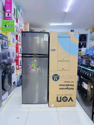 *Von Double Door Fridge 181Litres Direct Cool at 36,500*