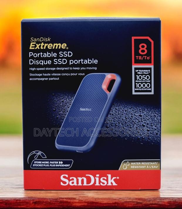 The SanDisk Extreme Portable SSD 8TB (Model SDSSDE61-8T00-G25)