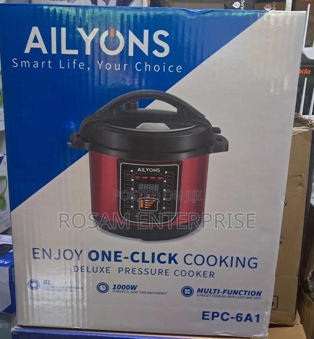 Ailyons 6l Electric Pressure Cooker - thumbnail 2