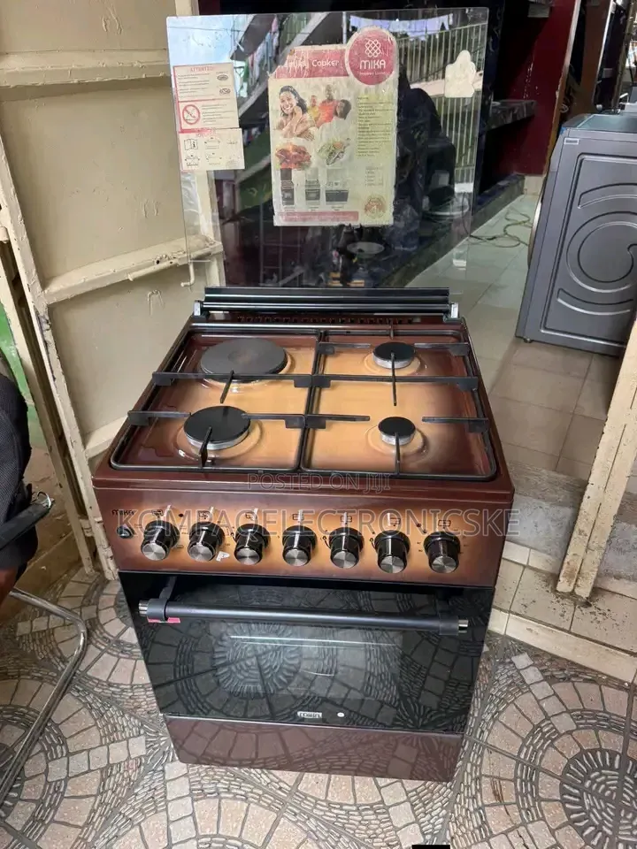 Mika Standing Cooker 3 Gas + 1 Electric, 58X58cm*