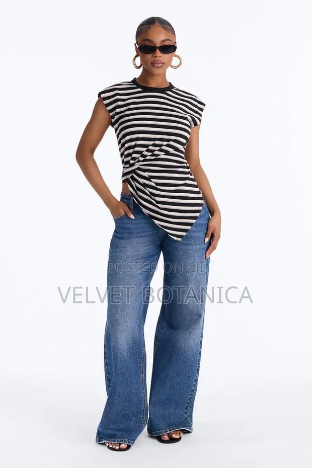 Stripped Asymmetrical Top - main view