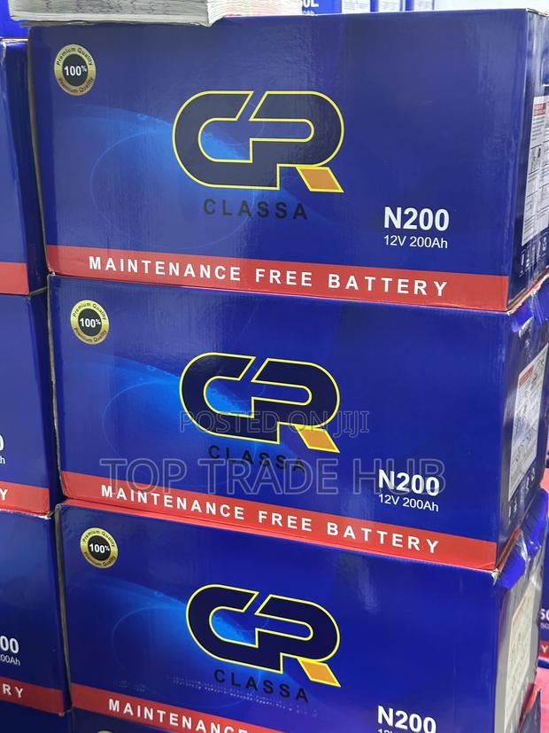 GR N200 200Ah Maintenance-Free Battery for Lorry Bus Heavy Machinery - thumbnail 2
