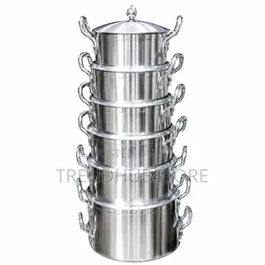 14PCS Heavy Aluminium Non-Stick Cooking Pot Set With Lids – TC Brand