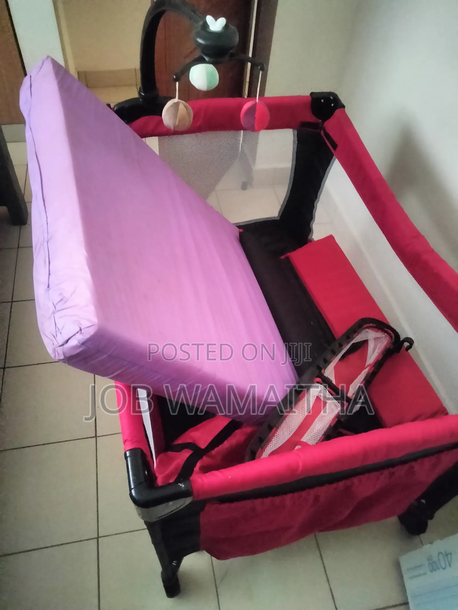 Bed and Baby Play Pen