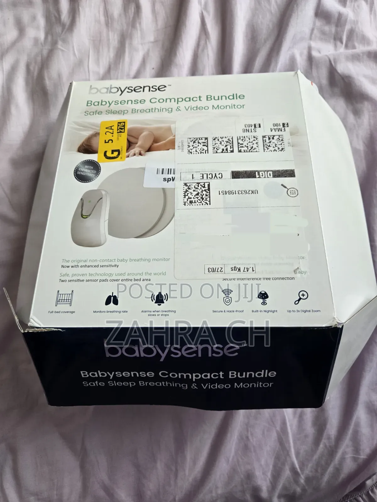Babysense 7 Breathing Compact Video Monitor Bundle