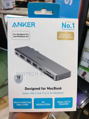 Anker 547 USB-C Hub (7-in-2, for MacBook).