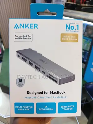 Anker 547 USB-C Hub | 7-in-2 | 100W PD | HDMI | 40Gbps | SD/microSD