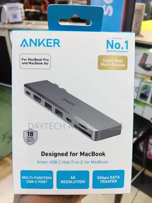 Anker 547 USB-C Hub | 7-in-2 | 100W PD | HDMI | 40Gbps | SD/microSD