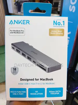 Anker 547 USB-C Hub | 7-in-2 | 100W PD | HDMI | 40Gbps | SD/microSD