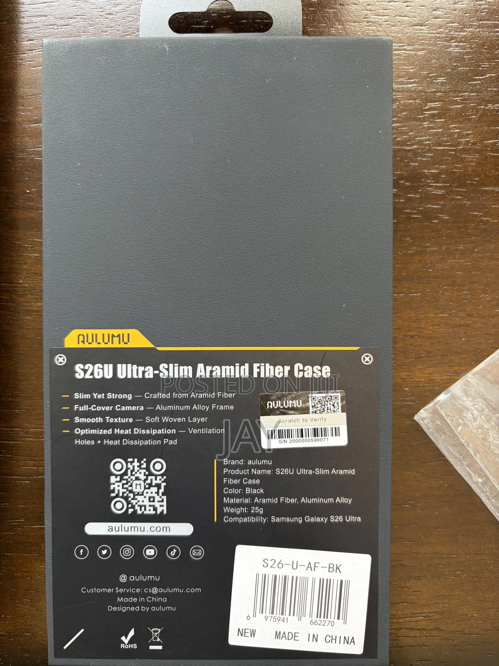 Samsung 26 Ultra Case Carbon Fiber