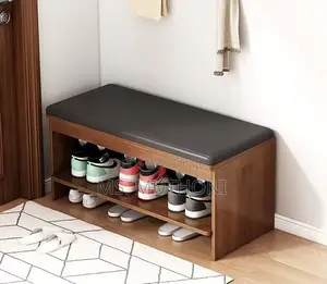 DIY Dual Open Shelving Entry Way Shoe Bench -