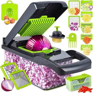 Multifunction Vegetable Cutter Slicer Set With Storage Container
