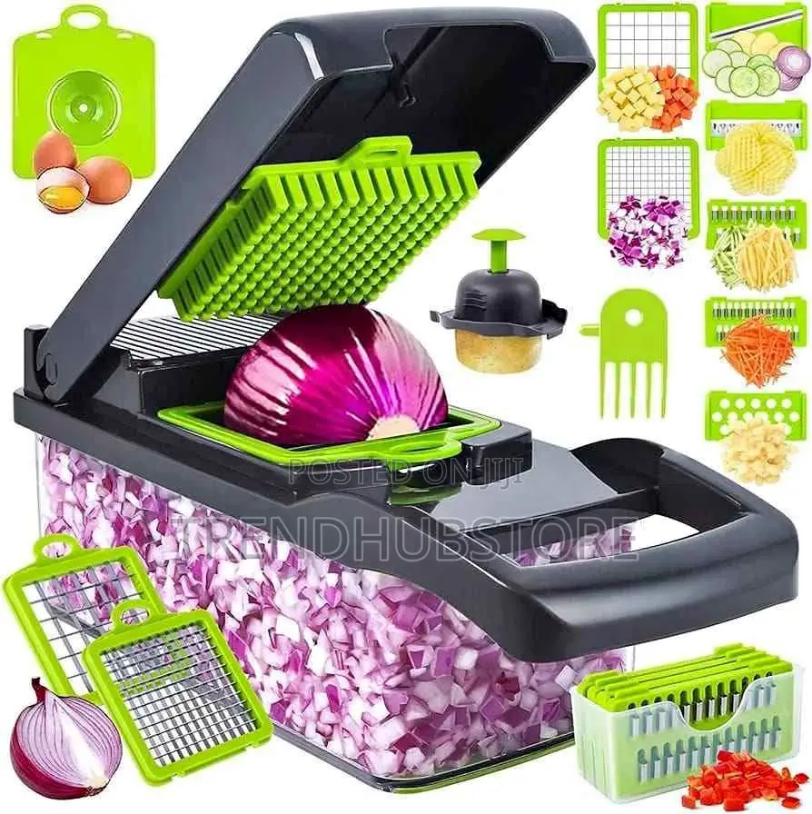 Multifunction Vegetable Cutter Slicer Set With Storage Container