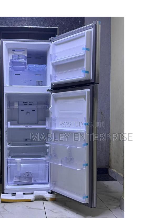 Samsung 256l Double Door Fridge Silver - thumbnail 2