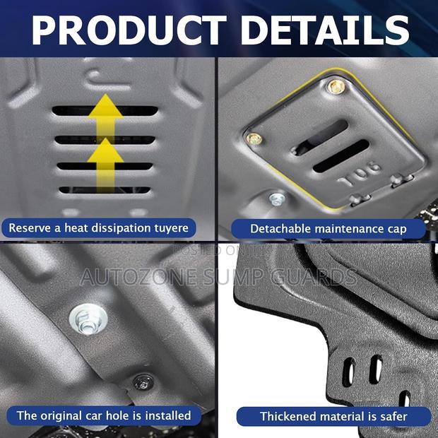 Front Engine Splash Shield Fit for Volvo XC60 2018-2024 - thumbnail 3