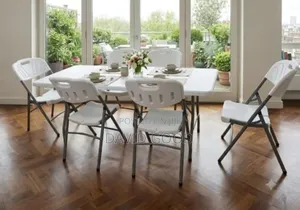 Fordable Table8000 and Chairs at 4500