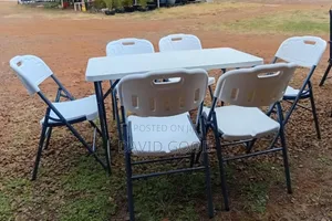 Fordable Table8000 and Chairs at 4500