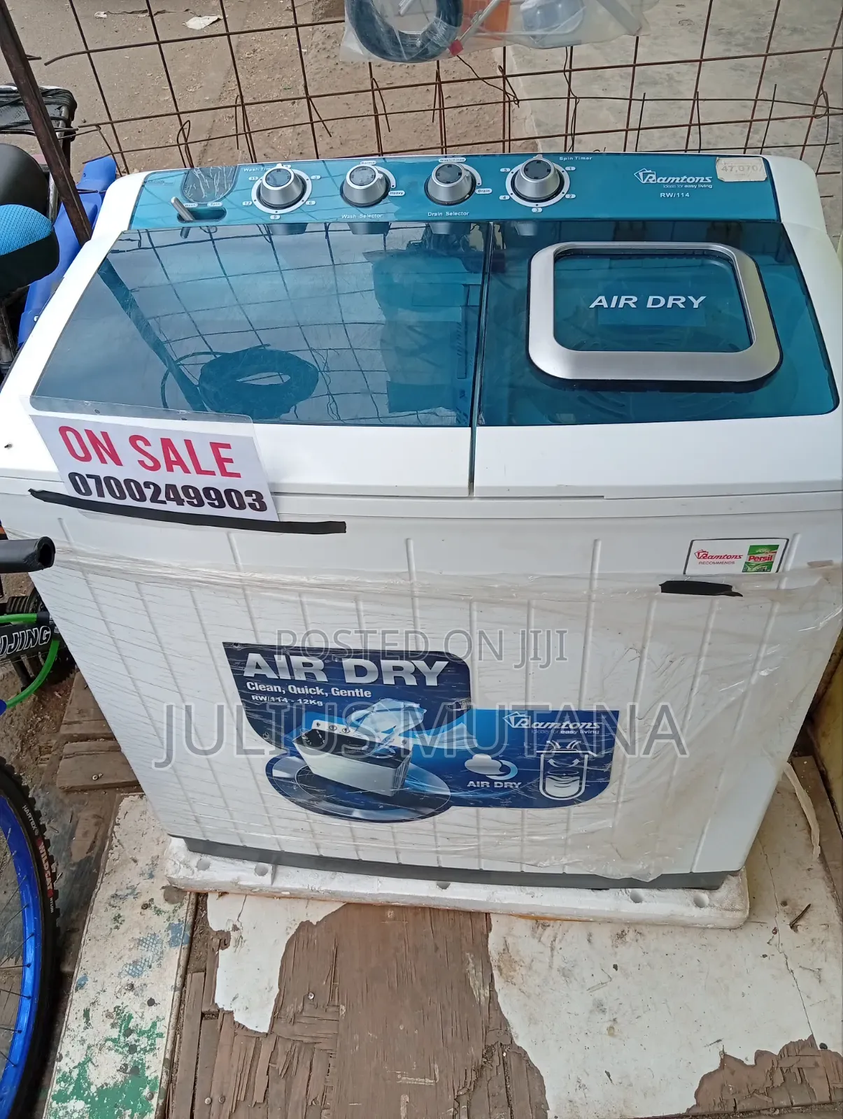 Ramtons 12KG Twin Tub Washing Machine
