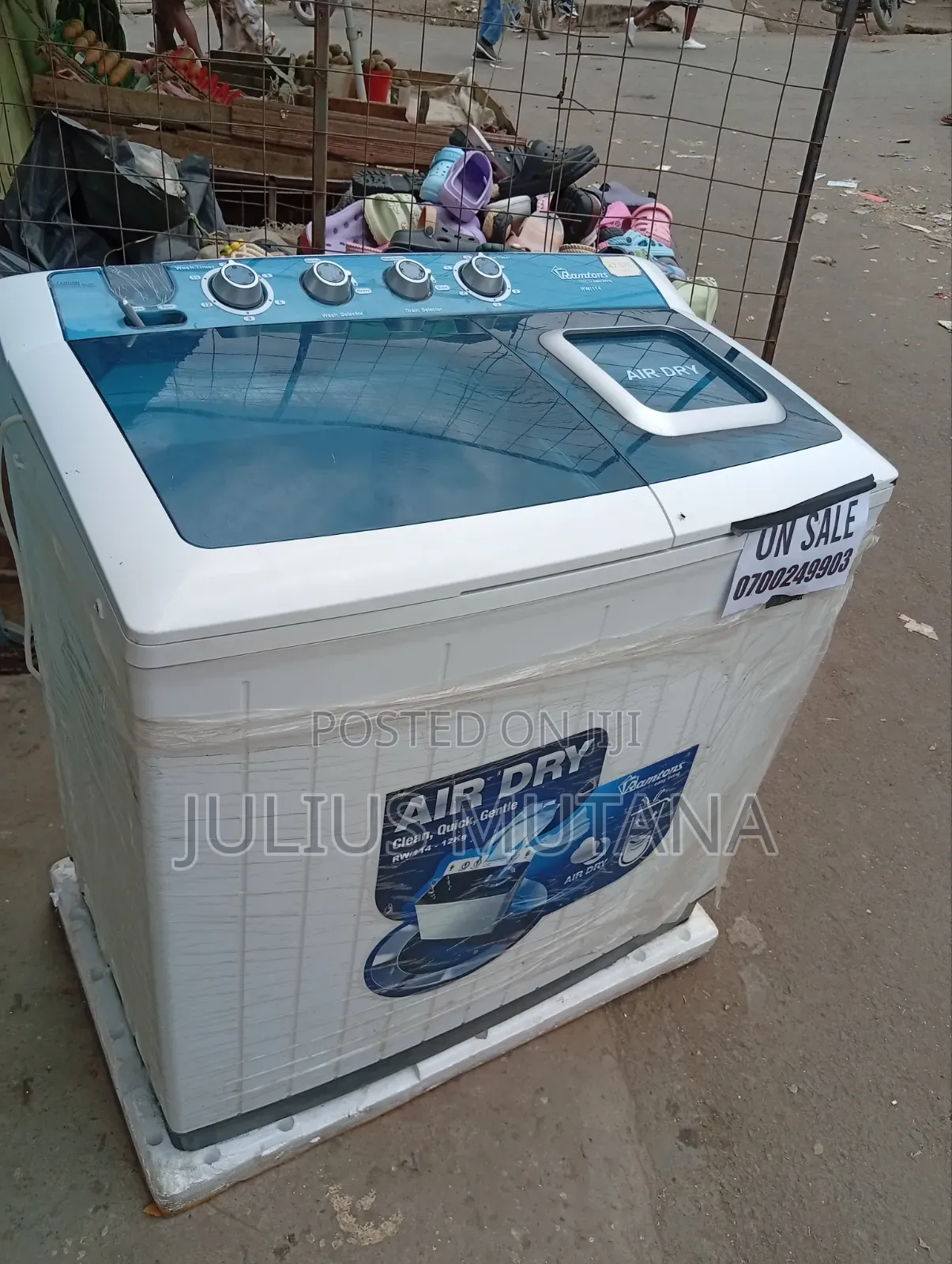 Ramtons 12KG Twin Tub Washing Machine
