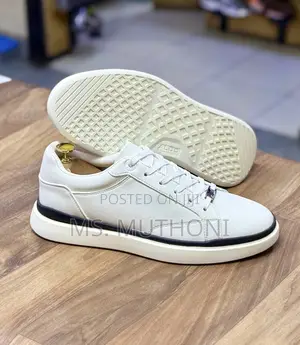 Clean White ALDO Casual Leather Sneakers Size 40-46
